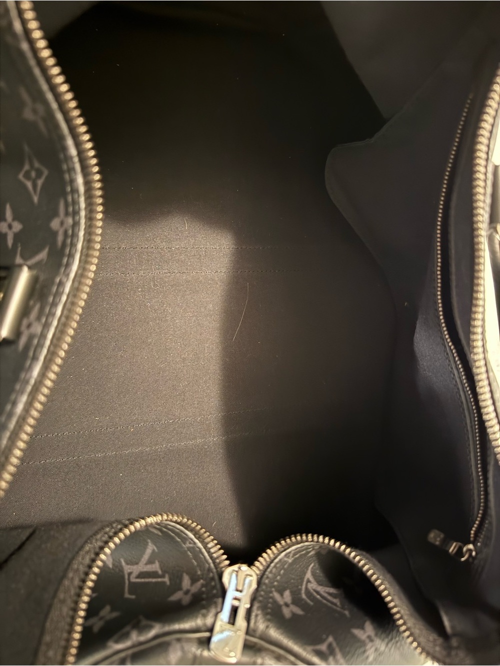 Louis Vuitton Keepall 55 Bandoulière Eclipse Black - Picture 7 of 11